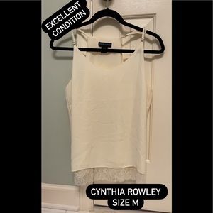 Cynthia Rowley cream color tank